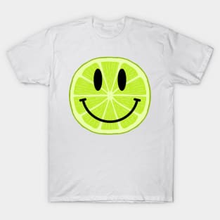 Smiley face lime T-Shirt